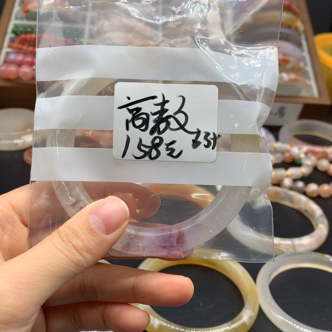 【闪购商品】玛瑙/玉髓戒指未镶嵌高**然