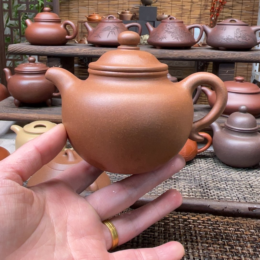 紫砂茶壶宜兴原矿紫砂手工制280全