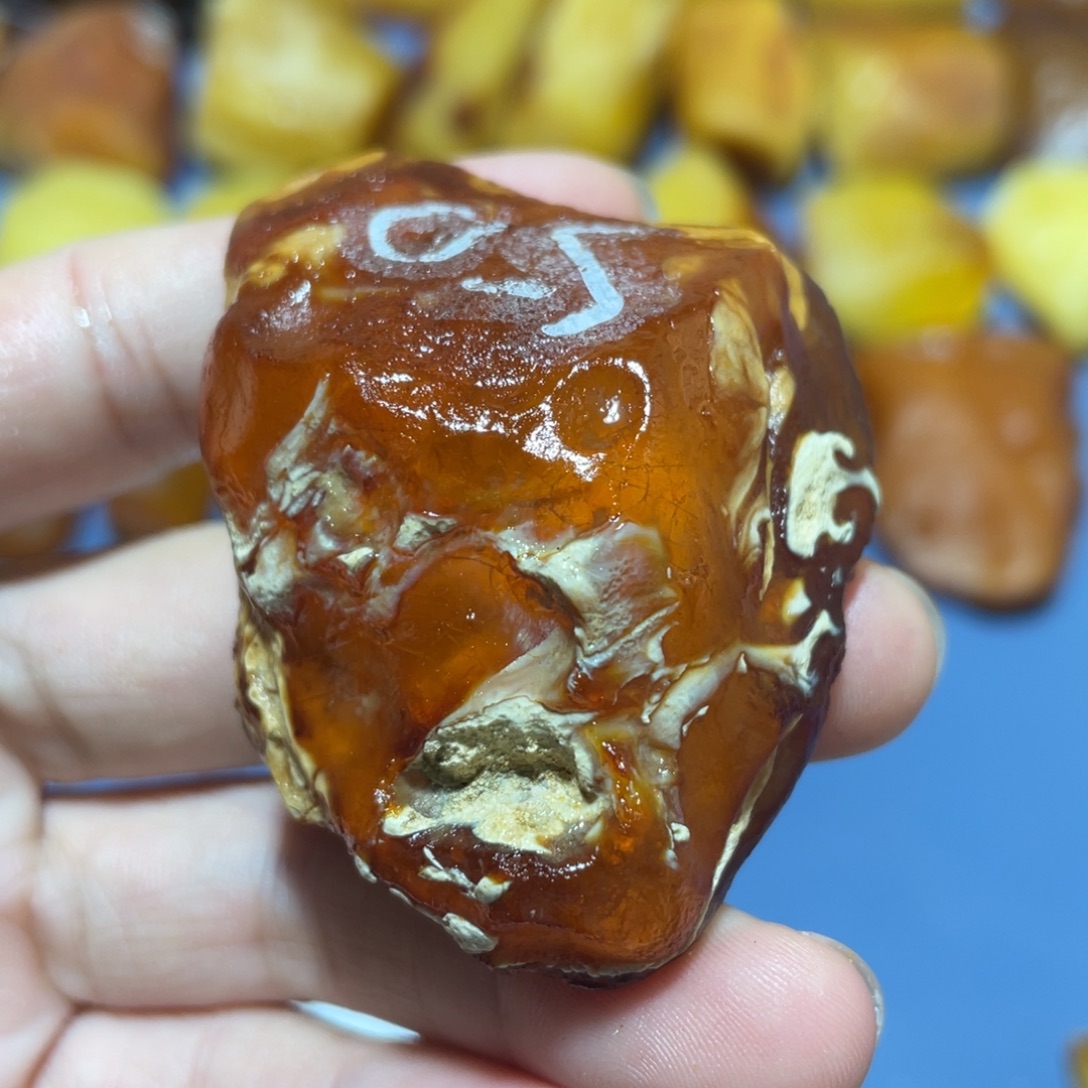 未镶嵌定制蜜蜡金白