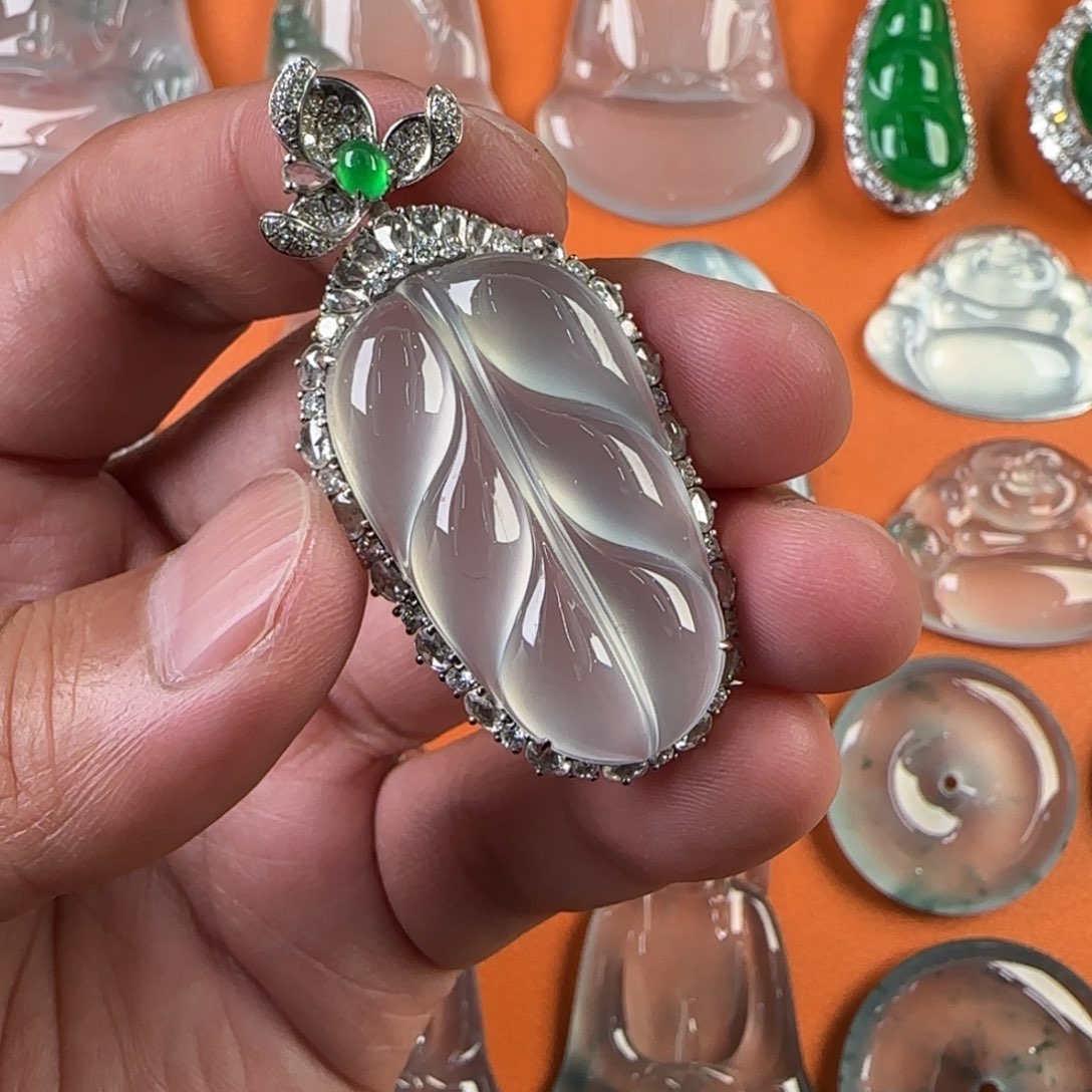 定制翡翠未镶嵌天然