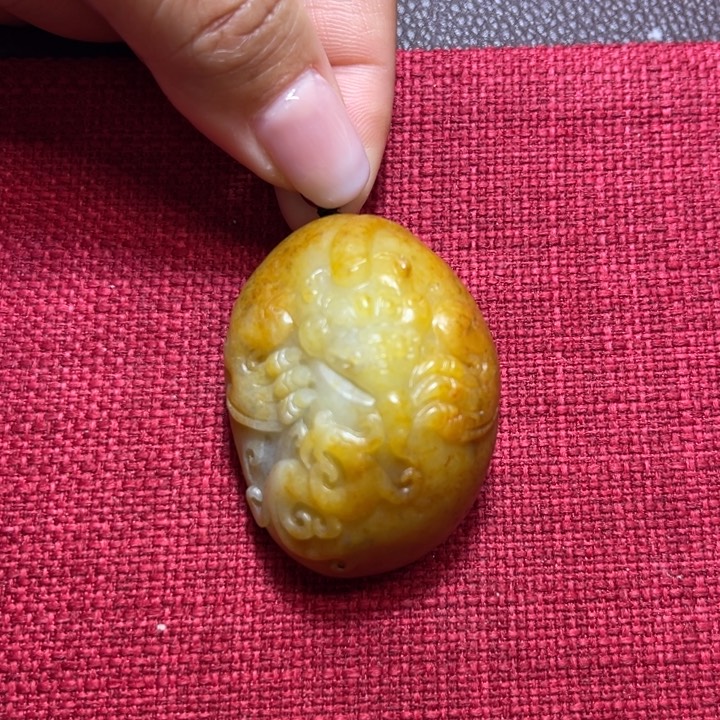 和田玉挂件未镶嵌瑞兽