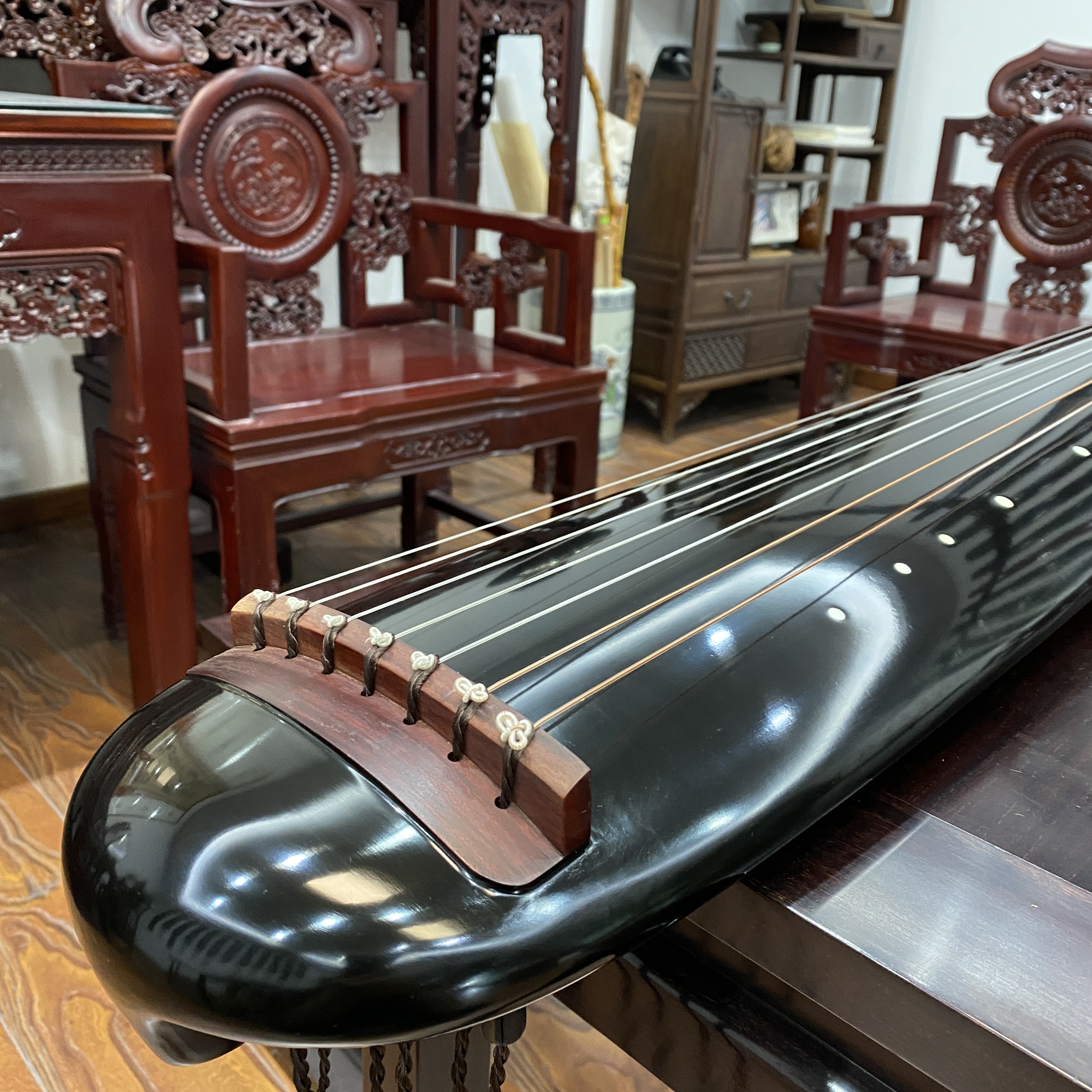 授业堂老杉木、老桐木生漆古琴大漆古琴古琴乐器古风厂家直销