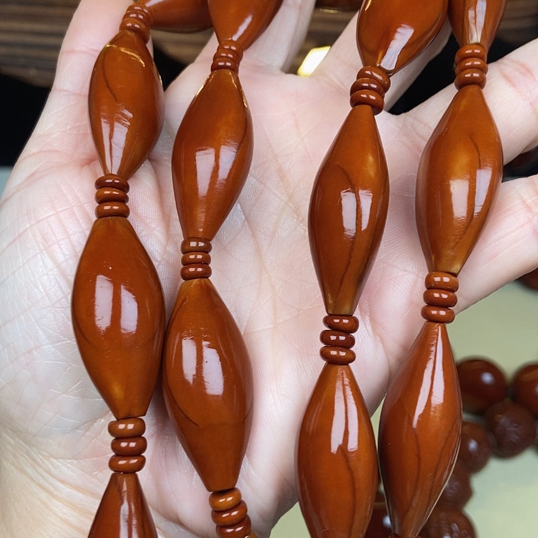 橄榄核吊坠柳叶脖挂