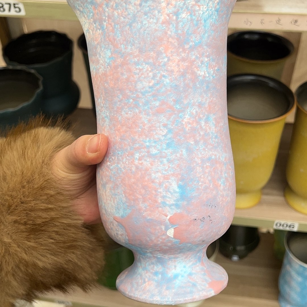 012景德镇陶瓷口10高22瑕疵