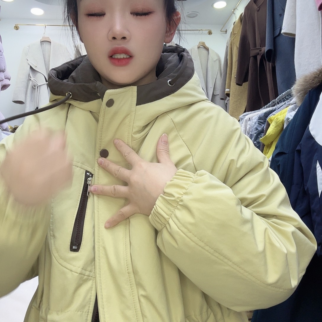 88130款奶黄色加厚均码