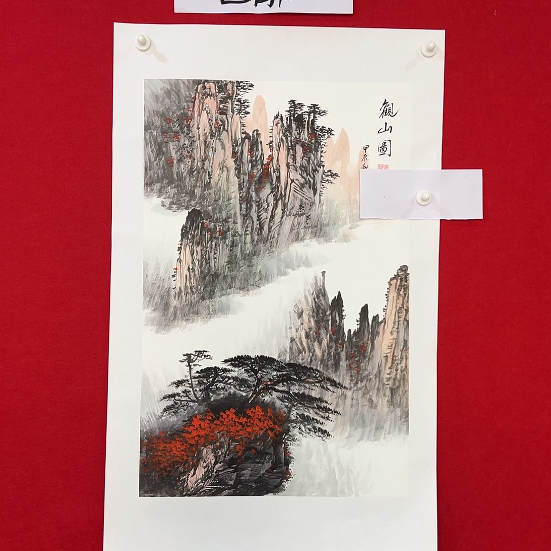 国画手绘国画作品
