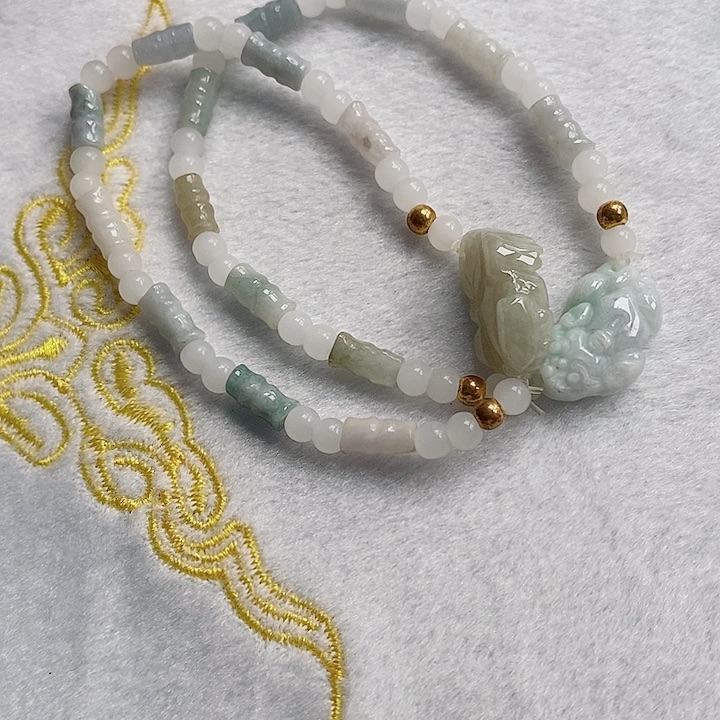 颈饰未镶嵌翡翠翡翠12