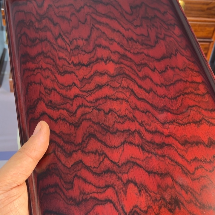 木红酸枝独板托盘