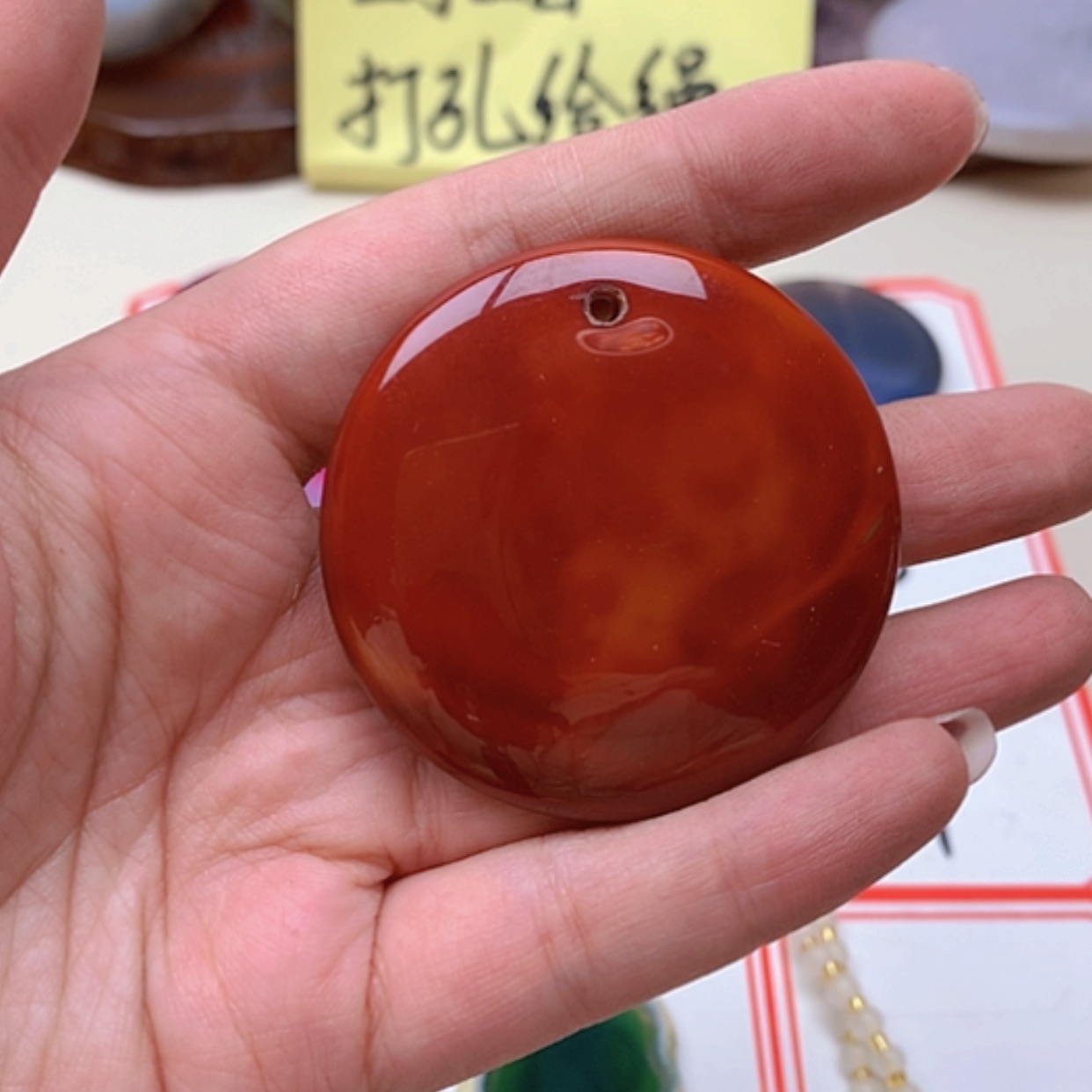 【闪购商品】玛瑙/玉髓珠宝半成品合金往***。