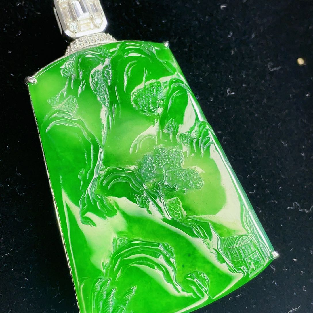 翡翠吊坠(不含链)未镶嵌