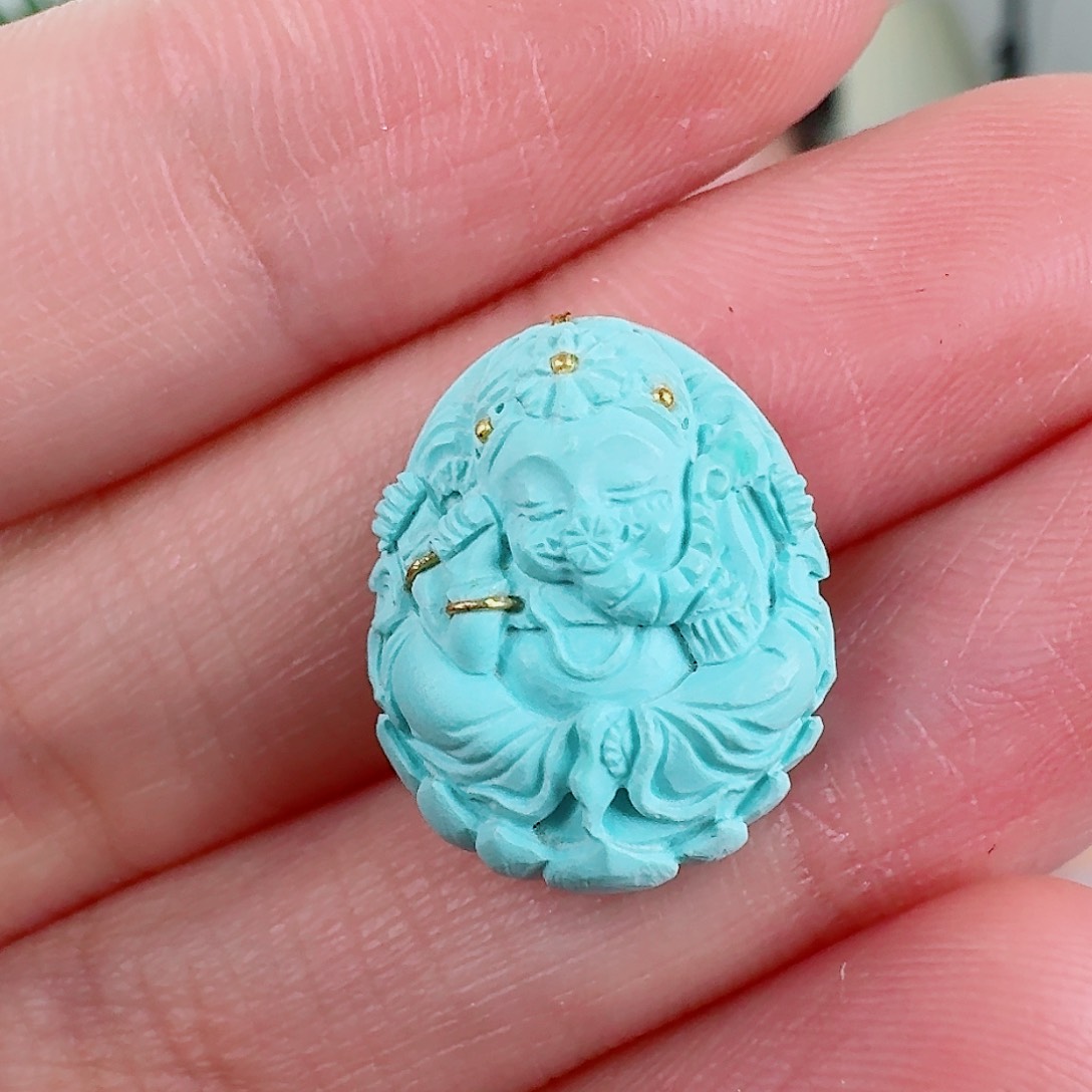 未镶嵌绿松石珠宝奇石