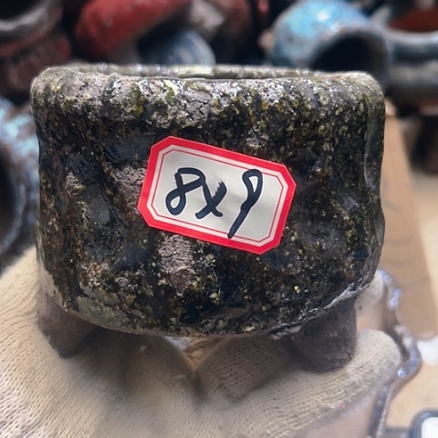 红陶粗陶花盆手工