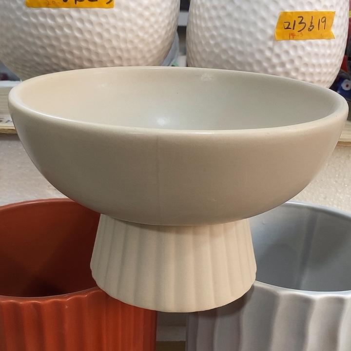 陶摆件陶盆有孔 瑕疵介意勿拍