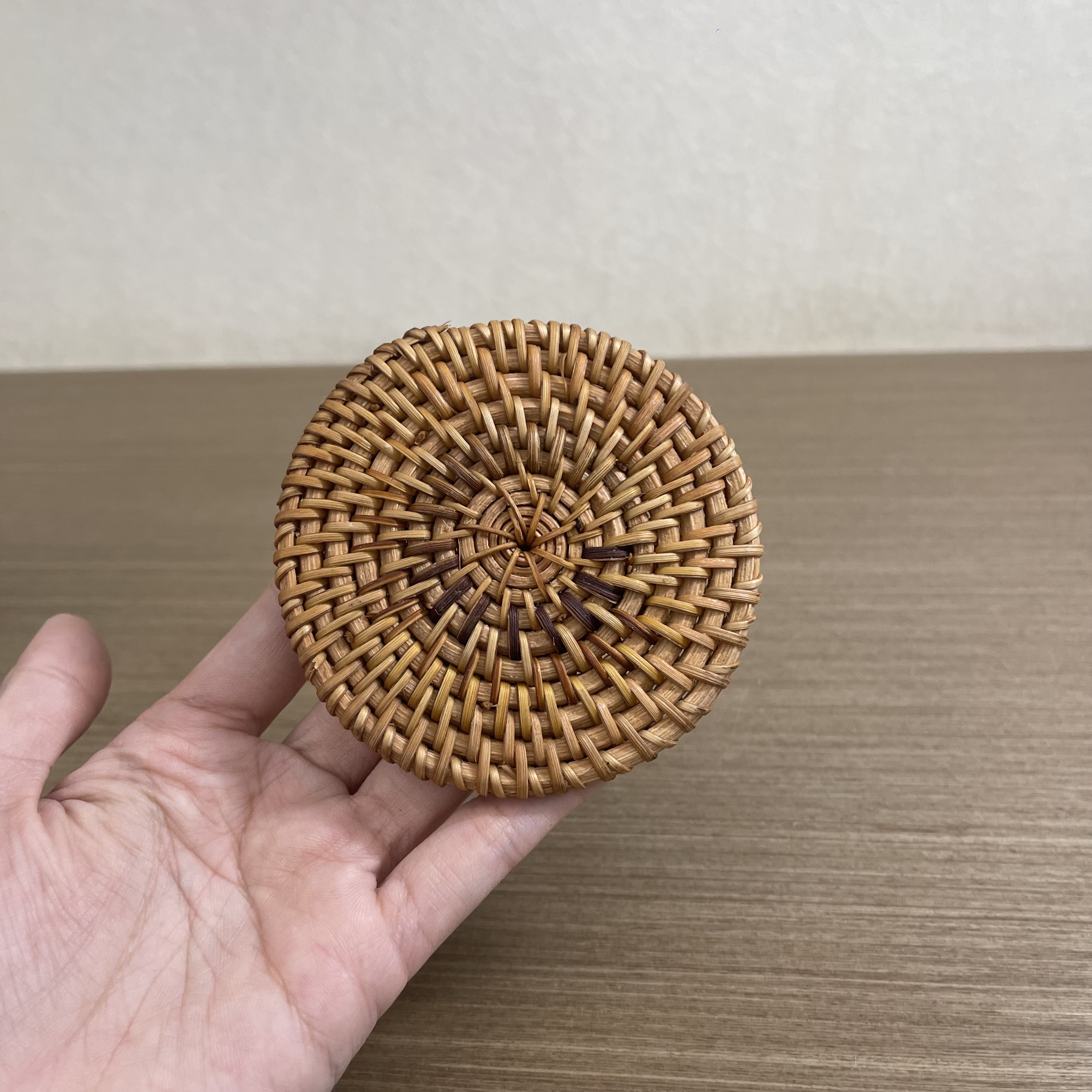 韩式藤编手工藤条护垫茶壶茶杯垫