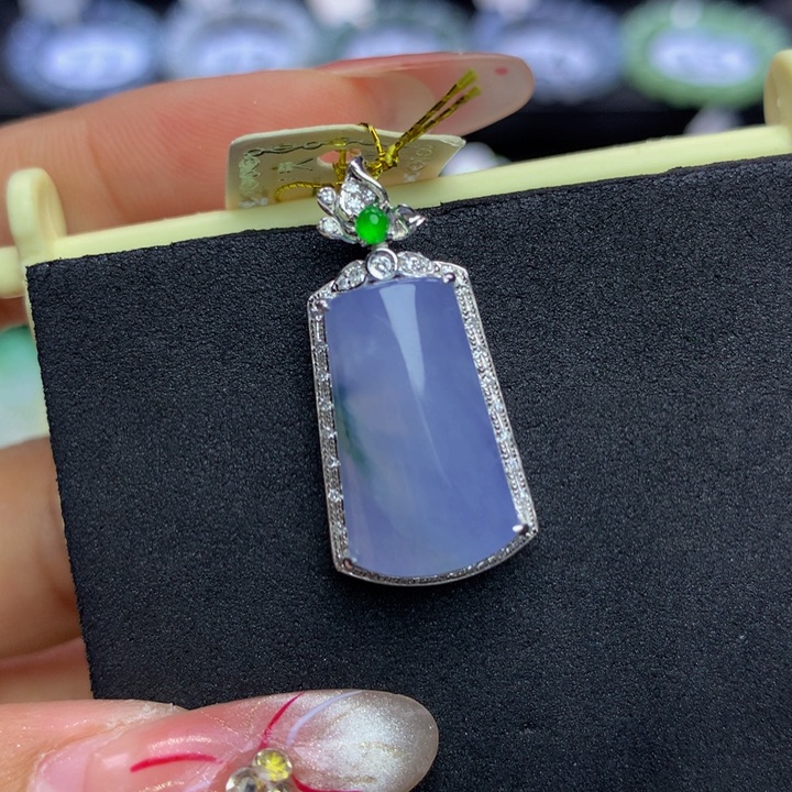 翡翠手链18K金镶嵌翡翠