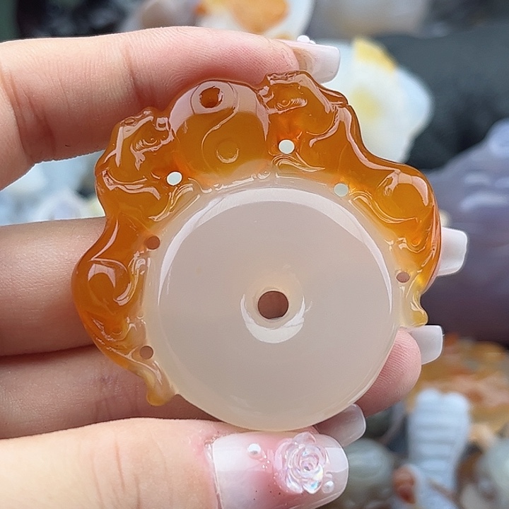 玛瑙手饰未镶嵌雪*痕