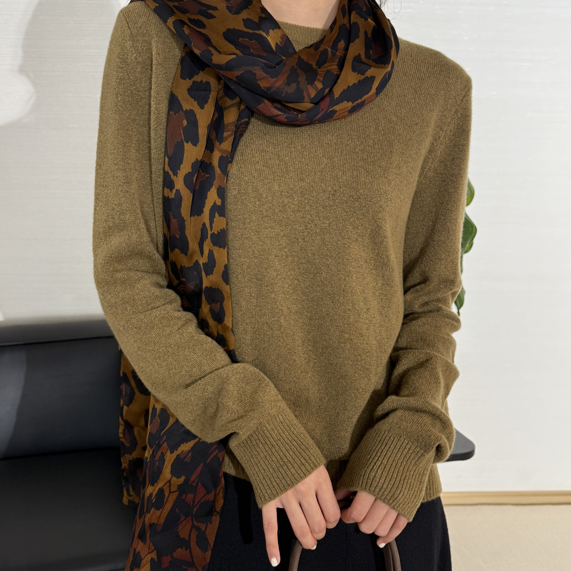 纯色套头毛衫针织衫百搭衫毛针织衫538071秋冬冬季洋气气质时尚