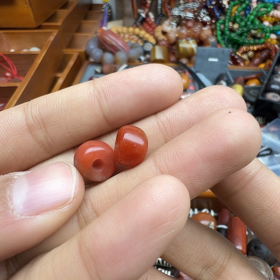 美***言南红玛瑙未镶嵌珠宝半成品