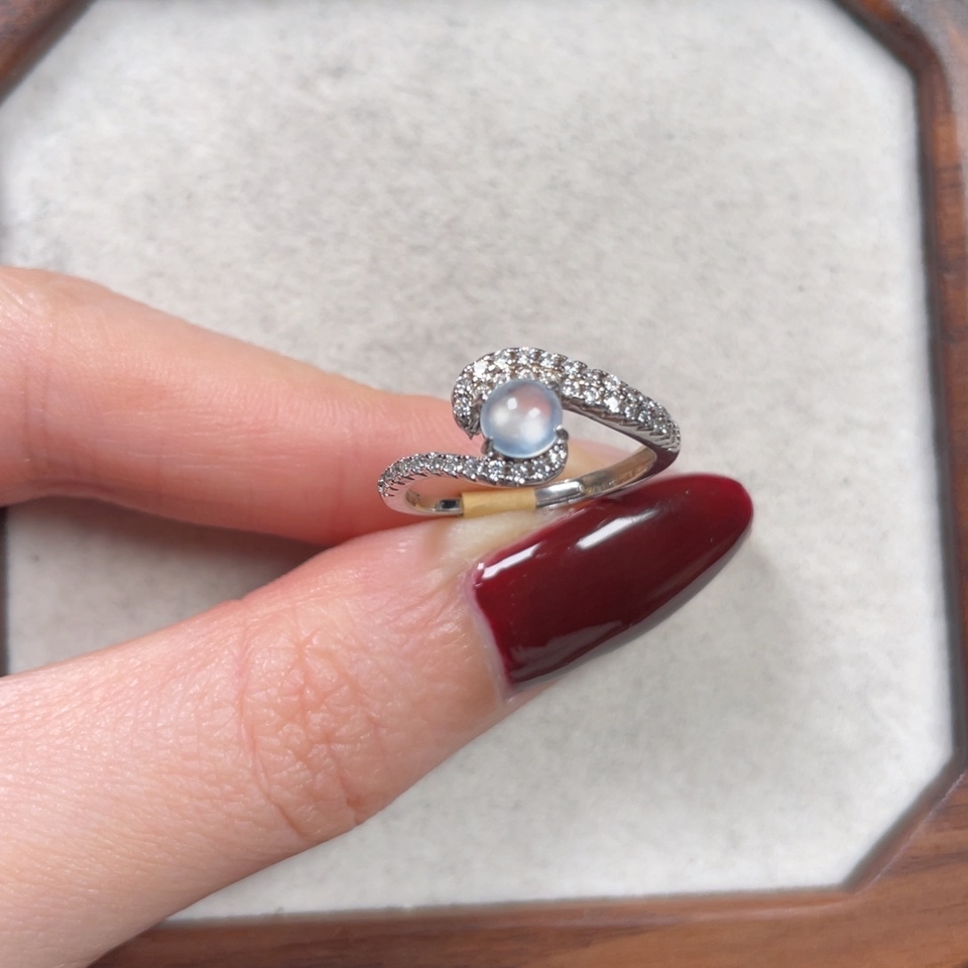 翡翠戒指银S925镶嵌y****e83566