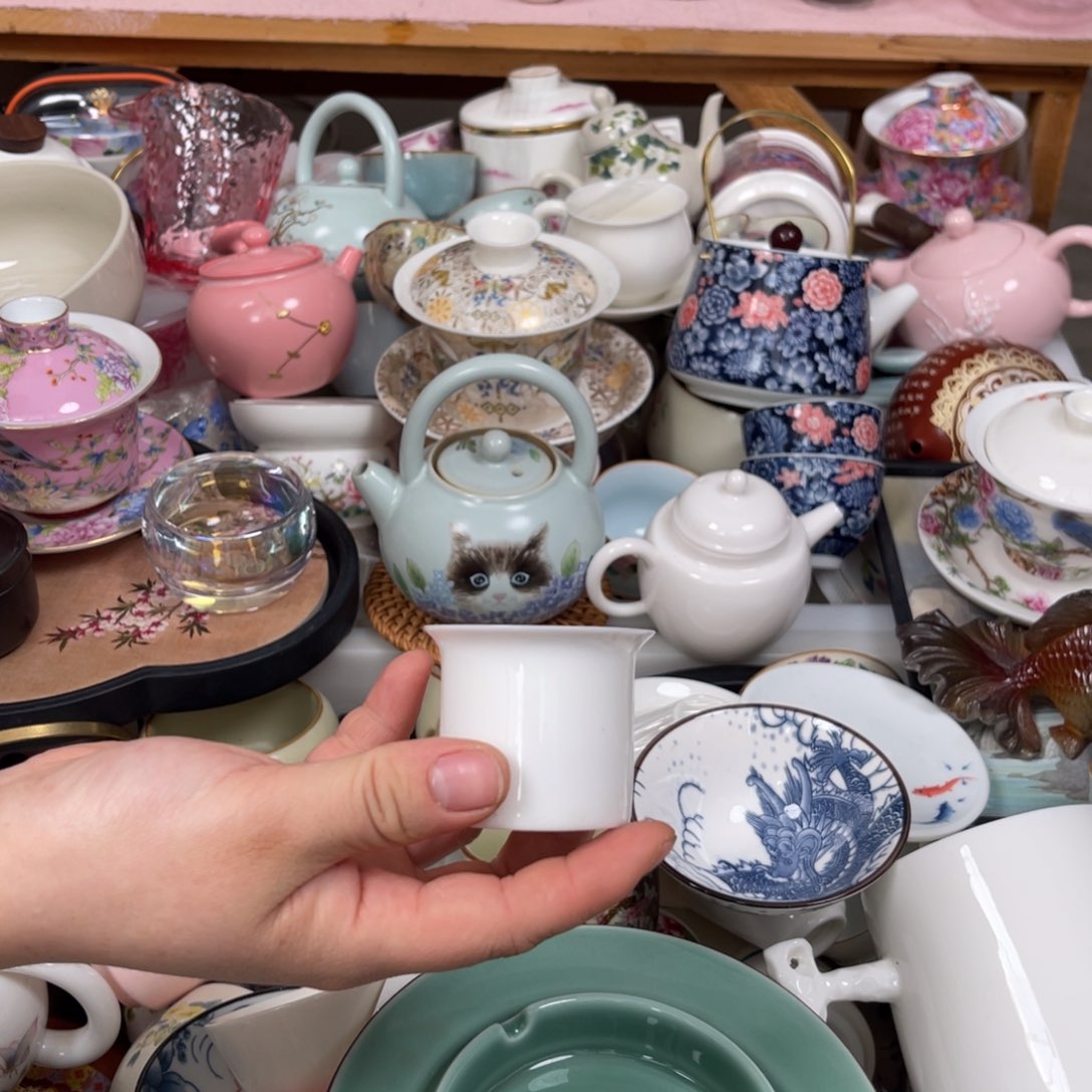 瓷片陶瓷茶具家用配件