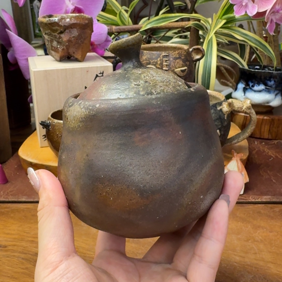 横山朋子备前烧糖罐福利一口价