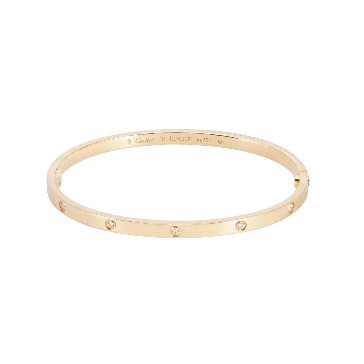 99新 Cartier/卡地亚 LOVE系列 B6047817手镯/JLP015003
