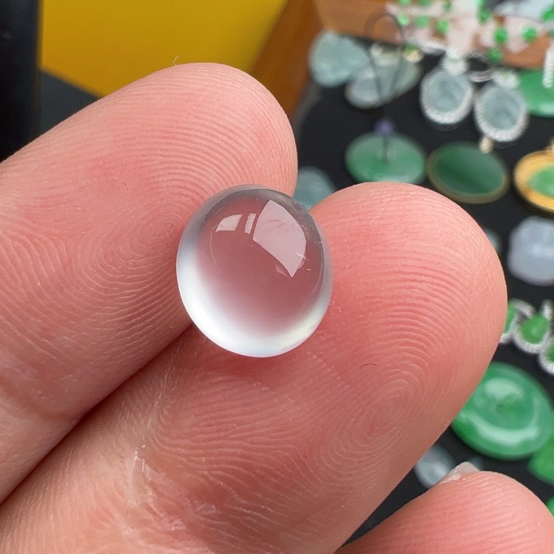 翡翠未镶嵌颈饰蛋面9.6