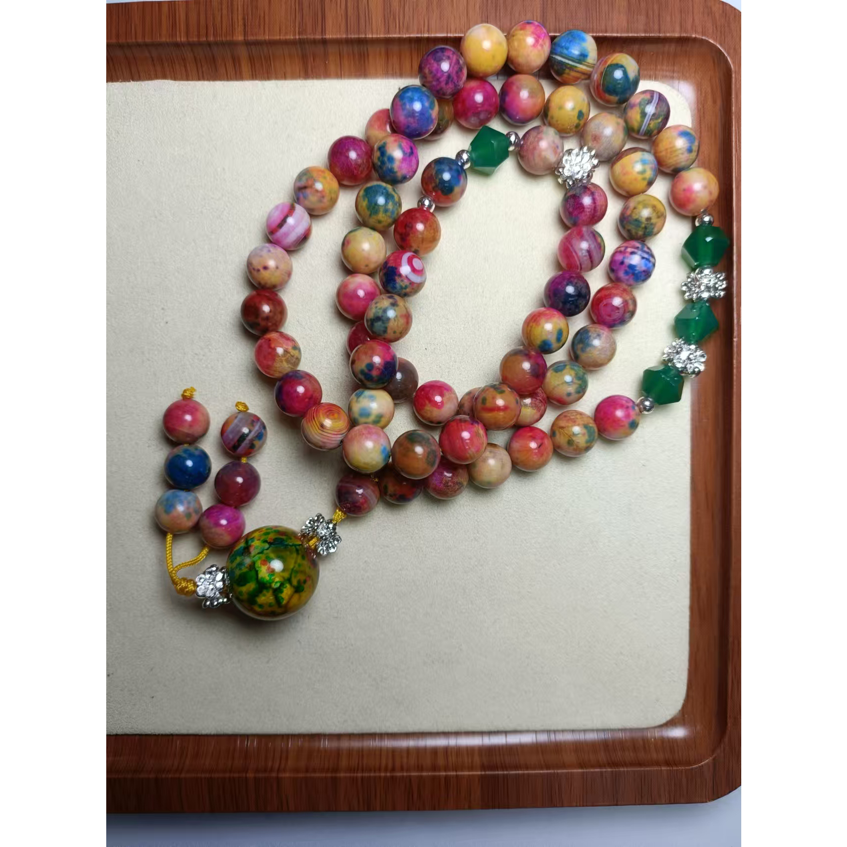 琳琳「珍藏精品」古药西玛项链A575