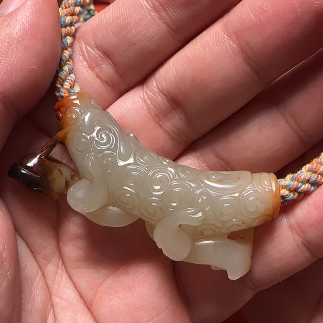 o***和田玉未镶嵌挂件