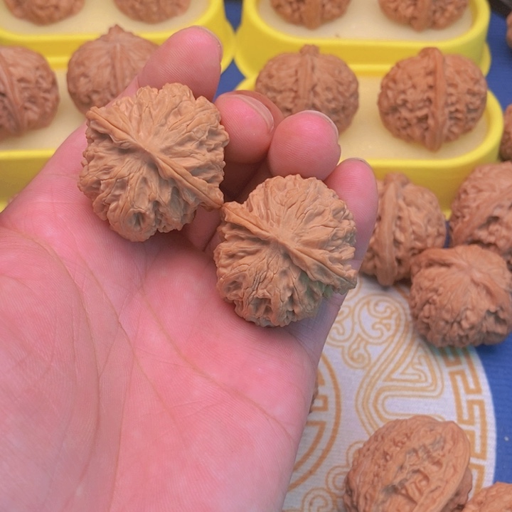 核桃手串/手链鲲**游苹果园狮子头36尺