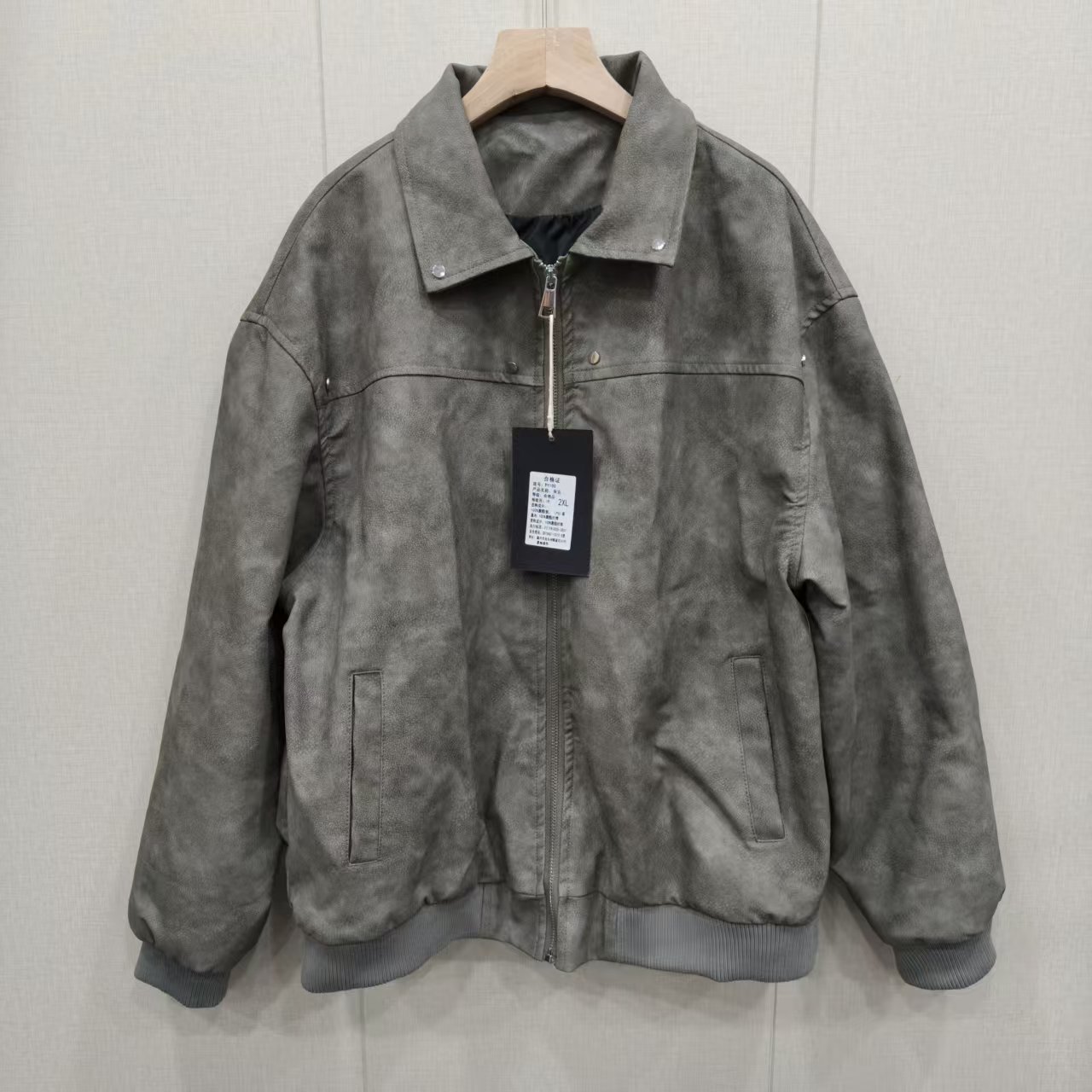 (革）春秋夹克外套