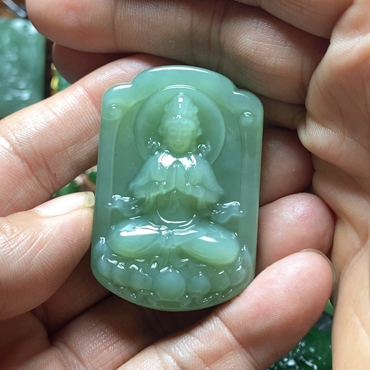 和田玉（碧玉）挂件未镶嵌