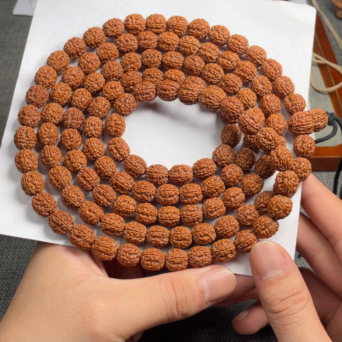 又***》金刚菩提吊坠原装盘龙108尺寸10.5+