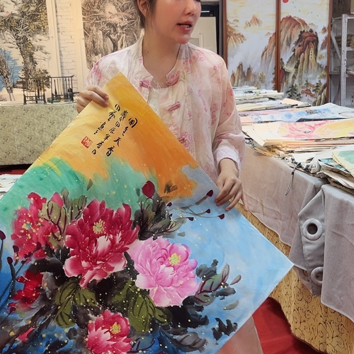 国画手绘国画作品