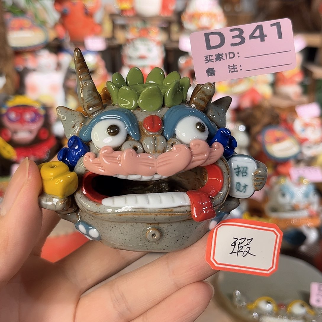 泥塑纯手工茶宠摆件