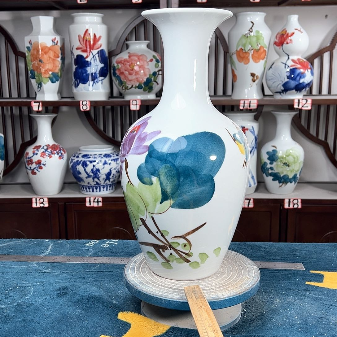 摆件景德镇陶瓷棒鸟