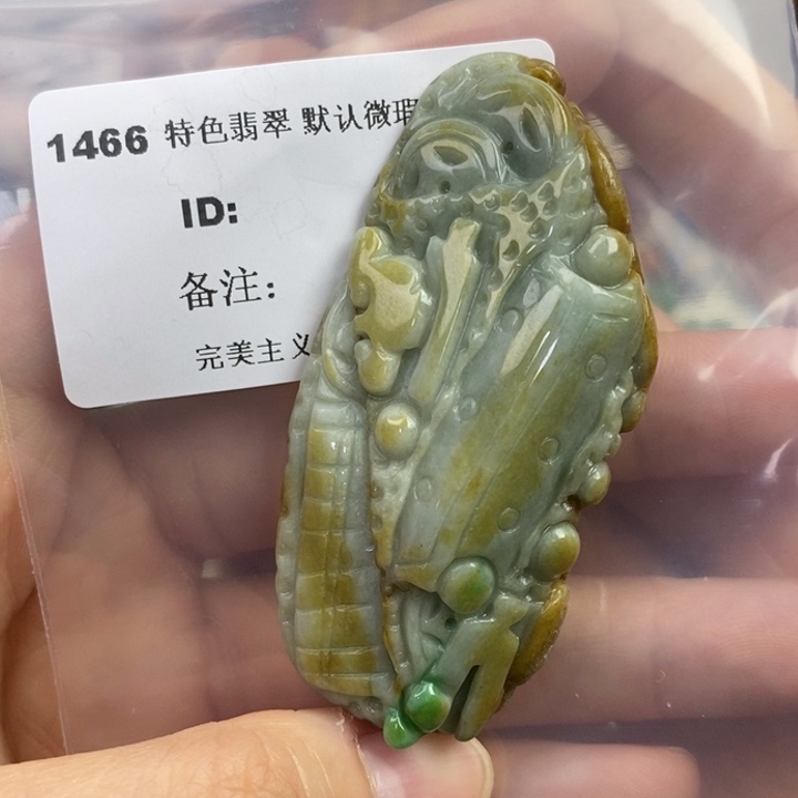 颈饰未镶嵌翡翠吊坠