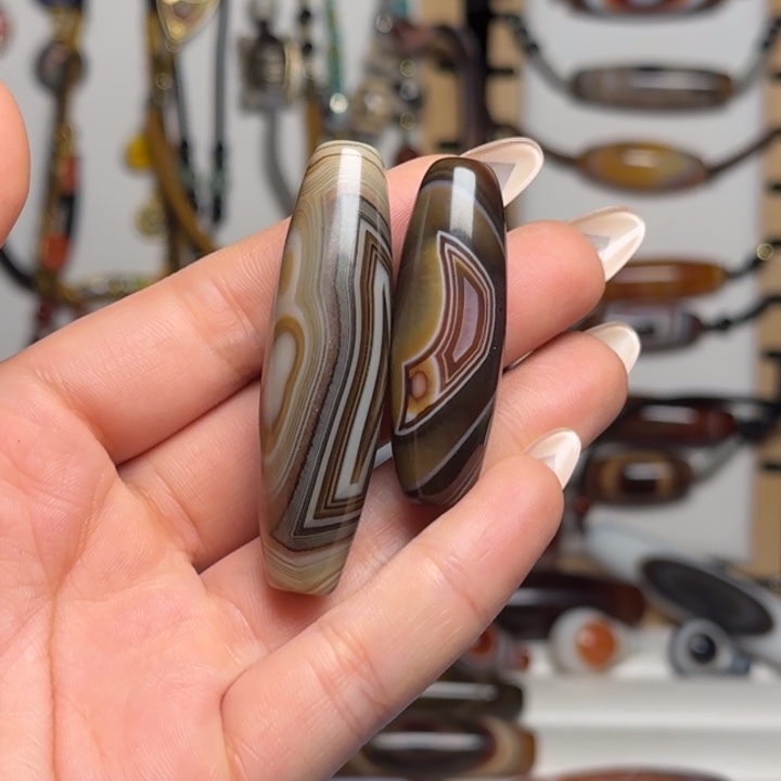 玛瑙/玉髓颈饰合金速*