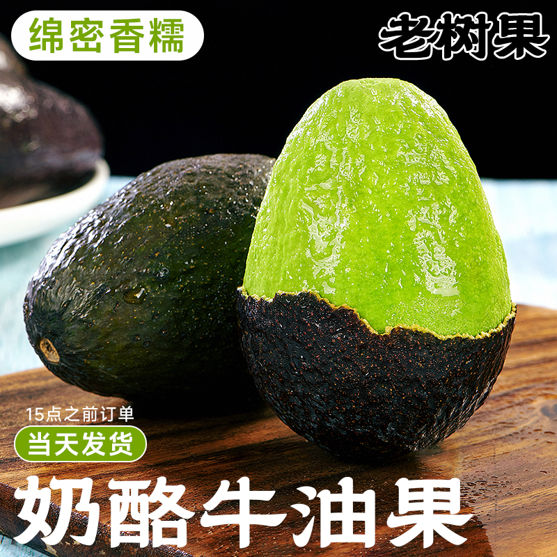 正宗云南哈斯牛油果新鲜水果应当季整箱包邮国产催熟一级鳄梨