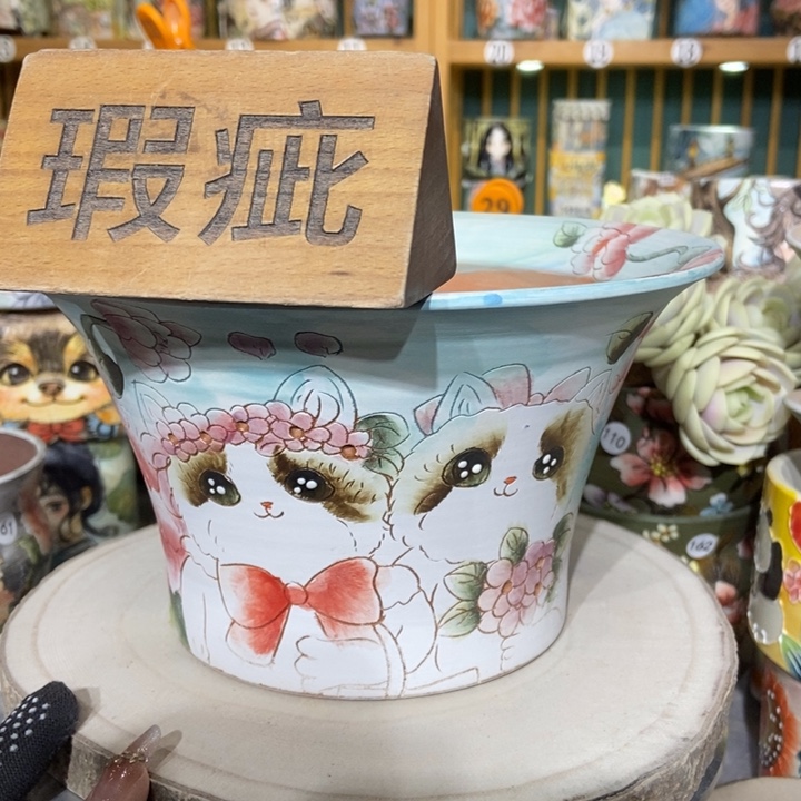 红陶景德镇艺术手绘作品