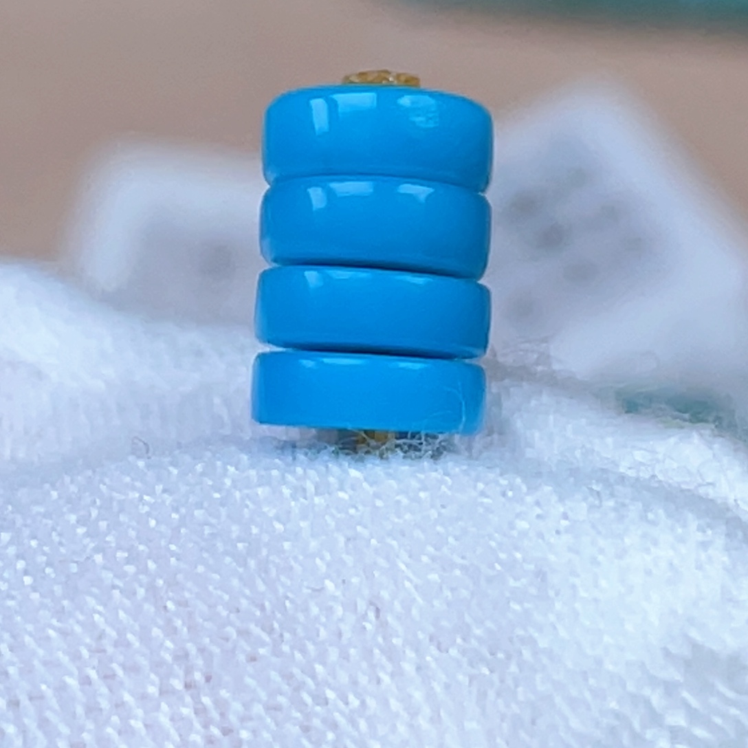 绿松石未镶嵌颈饰5.5mm