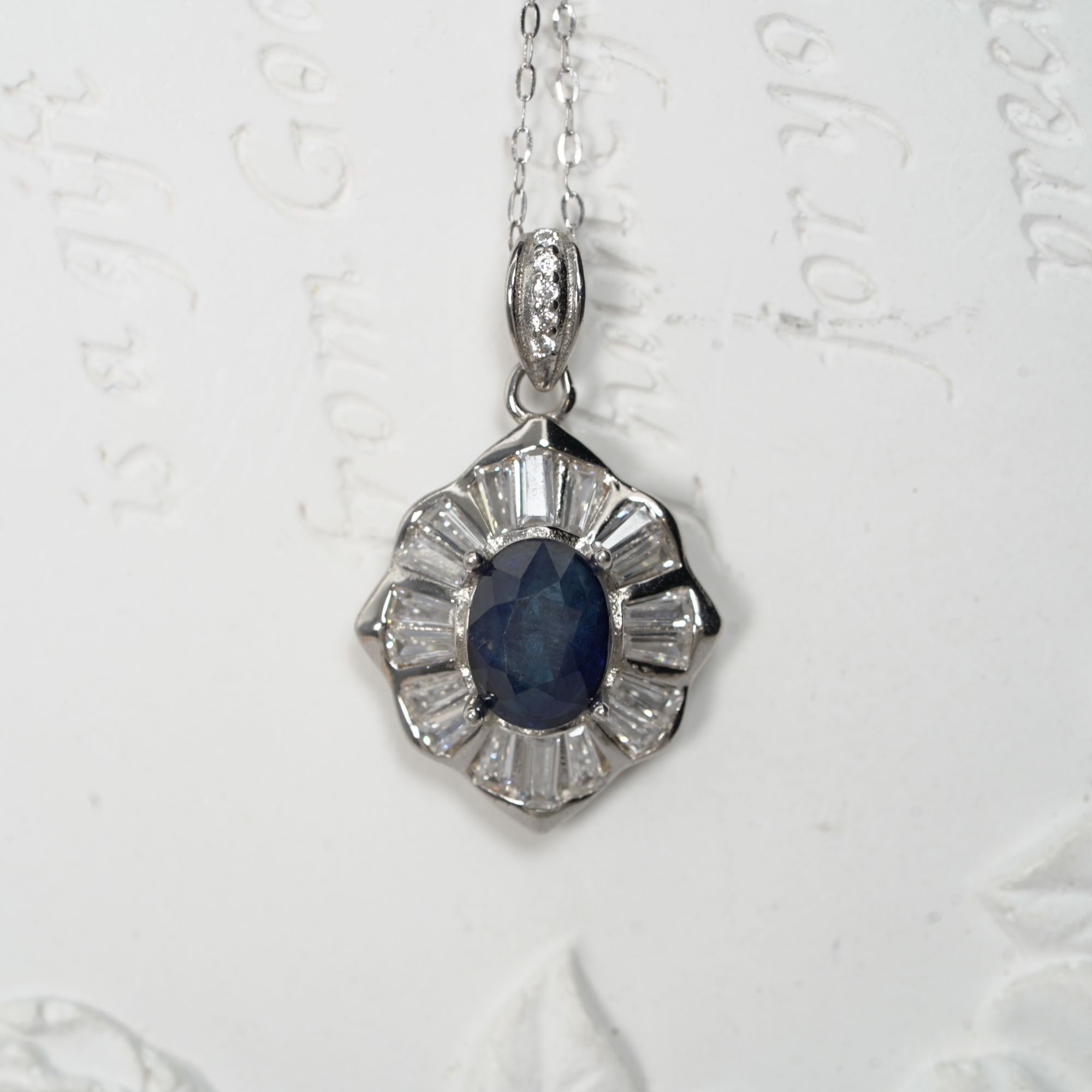 JSLBD0545-蓝宝石吊坠