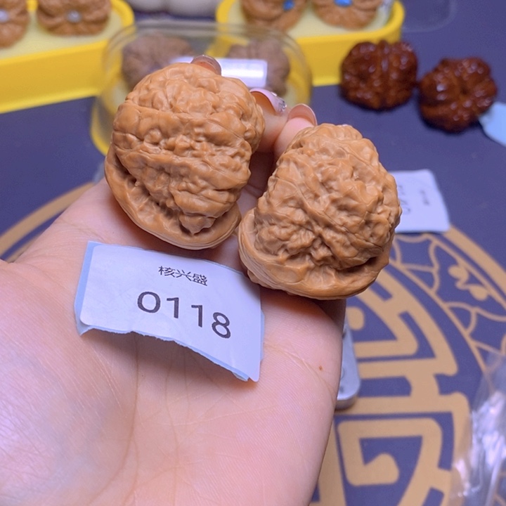 文玩核桃吊坠蛤蟆43.0118