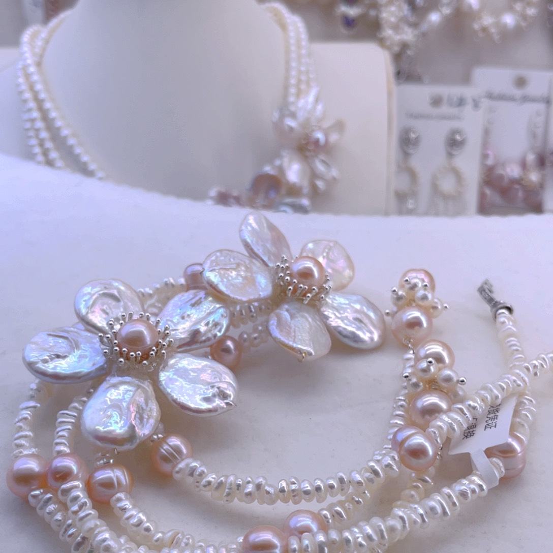 未镶嵌耳饰淡水珍珠