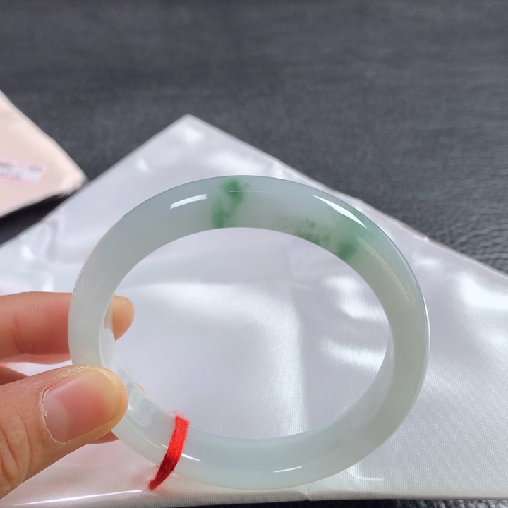 翡翠未镶嵌手镯58➕