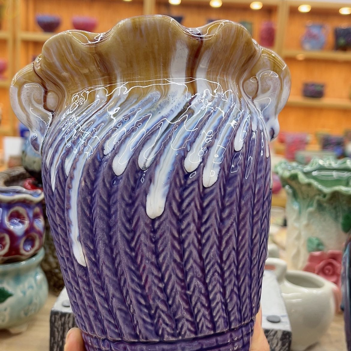 【闪购商品】陶瓷花盆