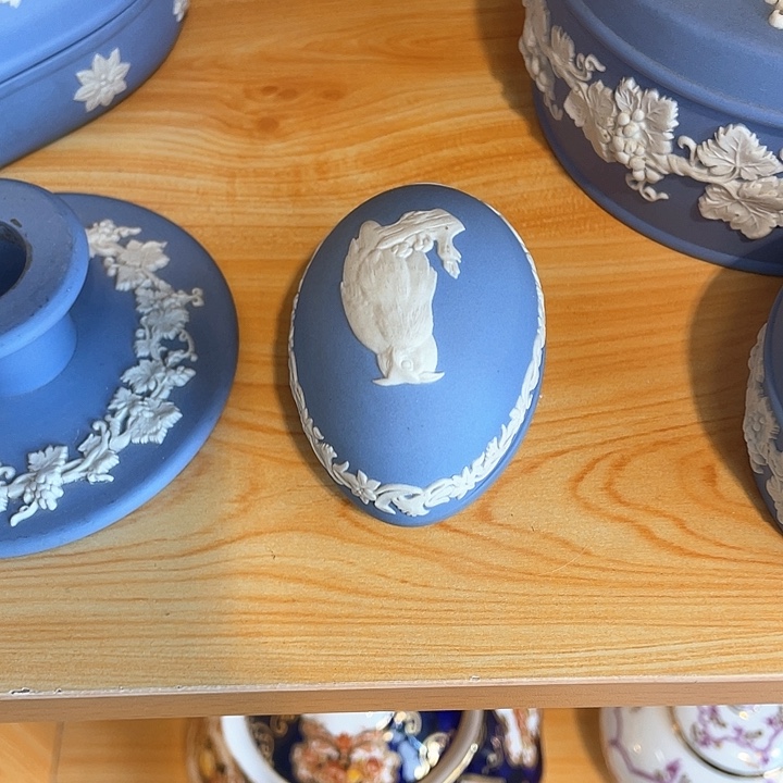 中古欧瓷瓷器小房子