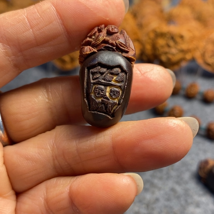 【闪购商品】手串/手链橄榄核大*睿缅茄雕