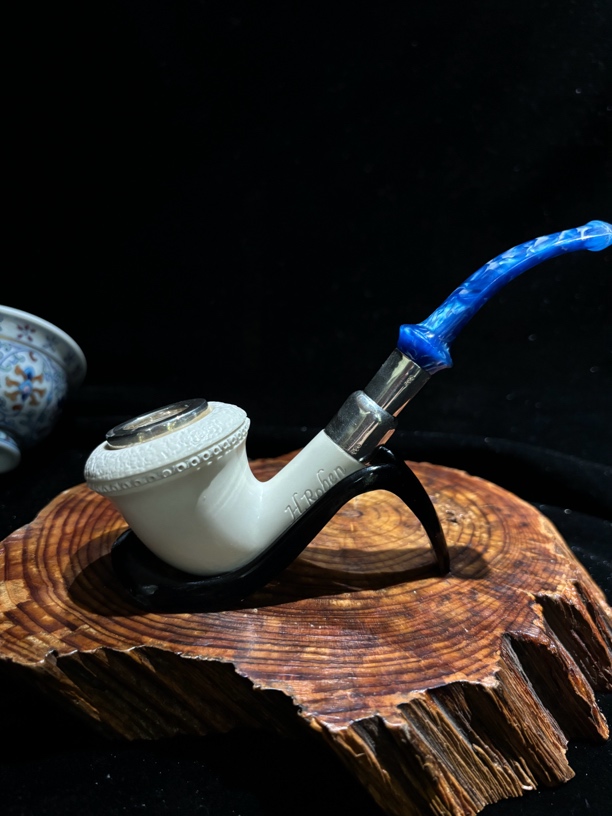 H.Roben海泡石斗 三银军插葫芦斗官帽斗