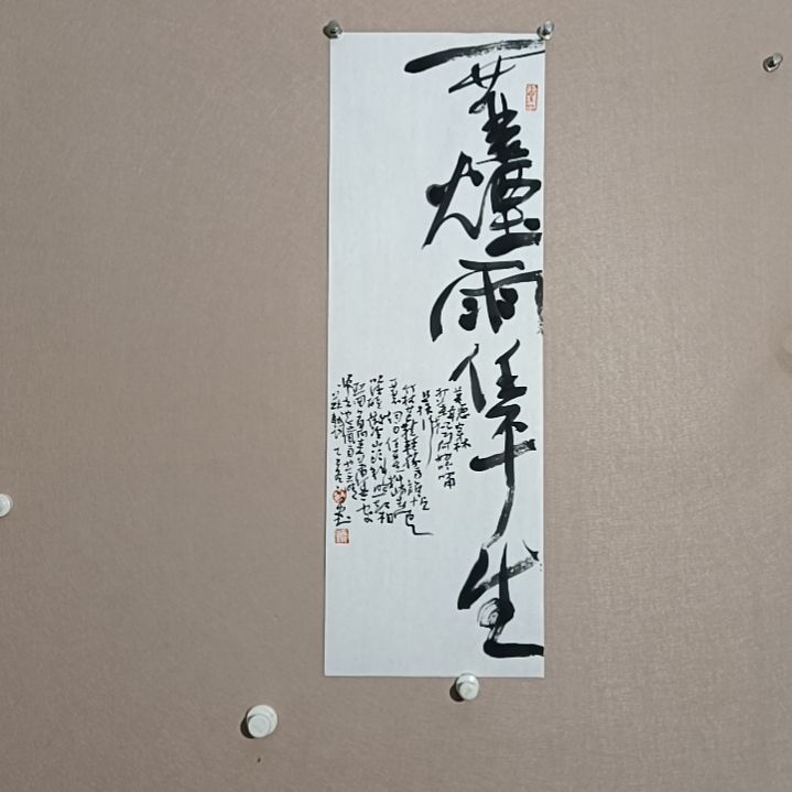 书法一蓑烟雨任平生68*23